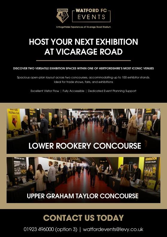 Exhibitions at Vicarage Road
